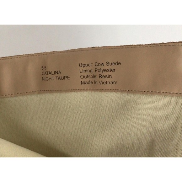 SOLE SOCIETY Catalina Night Taupe Suede Thigh High Boots (Size 5.5 M) - Picture 11 of 12